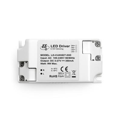 China LED Lighting Driver ES CE 3 - 14 V 9 W AC Dimmable Waterproof Led Lighting Driver for sale