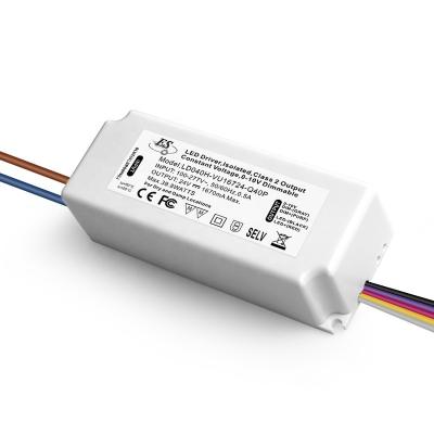 China 3 Years Warranty ES Waterproof EC IP65 40W 36V 1.1A AC-DC Constant Voltage LED Driver With 2-10V Dimming for sale