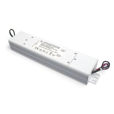 China LED Lighting Dimming Power Supply 100w Junction Box Constant Voltage 0-10v Dimmable Led Driver UL Listed Class 2 1-10V 24v 100watts 100W Max for sale