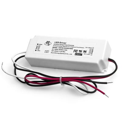 China Fully potted suitable for both dry and wet site applications. ES Can Custom 230vac Input Dimming Power Supply Triac 5a 12v DC 60w Constant Voltage Zhongshan Led Driver Power Supplies for sale