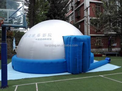 China Outdoor hot selling 4m planetarium projection dome inflatable tent for kids or education for sale