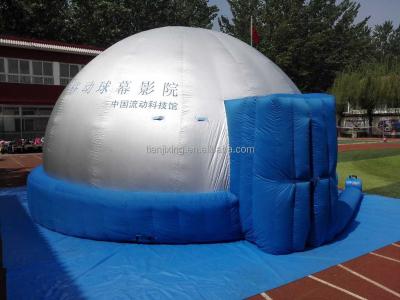 China New design 6m outdoor giant planetarium inflatable projection dome tent for kids or students or education for sale