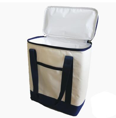 China Keep Foods Chilled For Hours Cooler Insulated Bag Thermal Freezer Tote Polyester Grocery Shopping Bag for sale