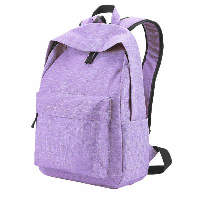 China Fashion Waterproof Softback Schoolbag 600D Polyester High School Backpack For Girls for sale