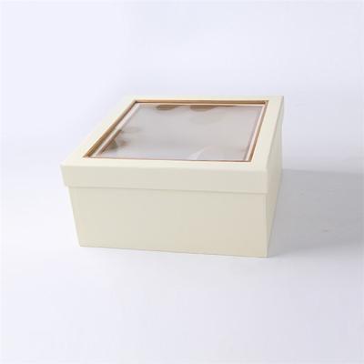 China Handmade Custom Affordable Candle Gift Packing Box With Clear Window for sale