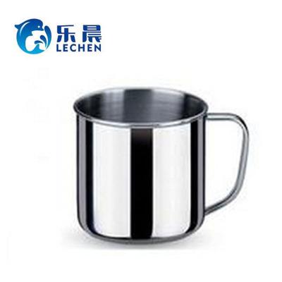 China Sustainable Stainless Steel Mug With Lid Handle Coffee Mug Tea Cup 4pcs for sale