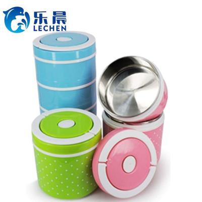 China 2019 sustainable multifunctional stainless steel lunch box tiffin box insulated hot lunch box for travel for sale