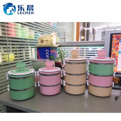 China Thermal Food Warmer Stainless Steel Lunch Box Gift Box Food Warmer Container For Kid For Kids 1 Layers for sale