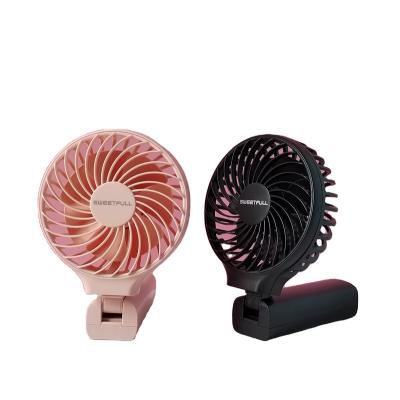 China Folding Travel 4000 Mah Foldable Cooling Mini Portable Outdoor Rechargeable Fan for sale