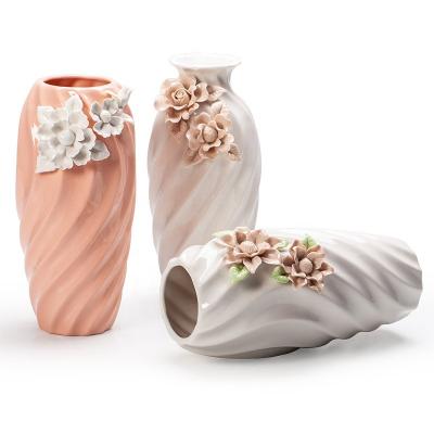 China The morden minimalist GuYao color flower vase home decorative large ceramic vase ceramic vase for sale