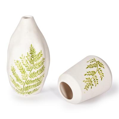 China Minimalist GuYao Popular Home Decoration Nordic White Ceramic Vases For Flower for sale