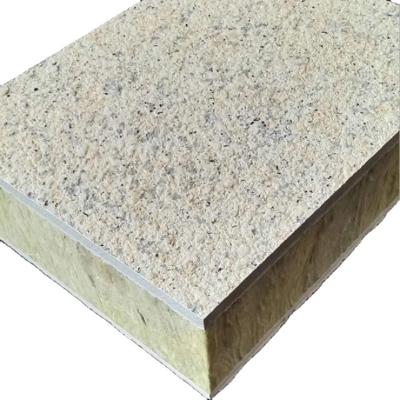 China wholesale price rock wool sandwich modern wall panel for exterior application for sale