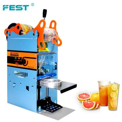 China WT-802F k Food Cup Packaging Machine Ice Cream Paper Cup Machinery Plastic Cup Sealer for sale