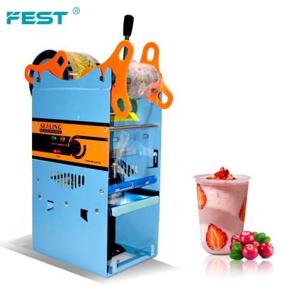 China WT-802F Manual Food Cup Sealer Plastic Cup Food Juice Sealing Machines For Cup for sale