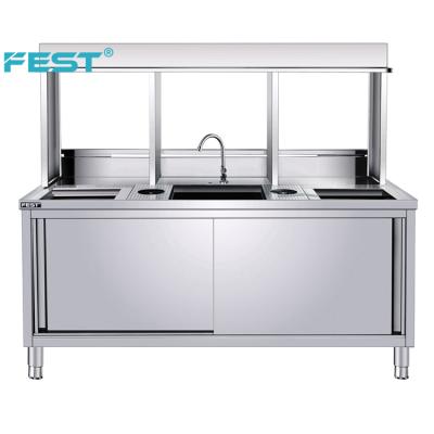 China Commercial hotels bubble tea shop counter design shop counter bubble tea machines show boba tea counter for sale