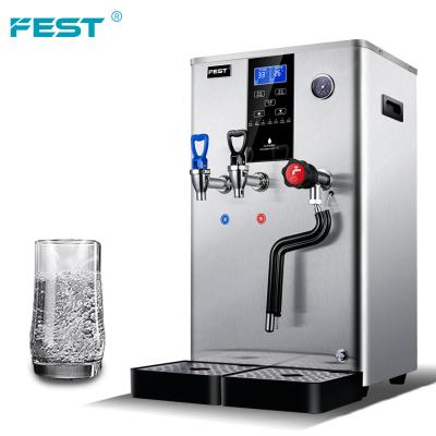 China 20L Color Commercial Dairy Factory Metal Hot And Cold Water Heater Machine Bubble Tea Boiler for sale