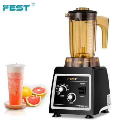 China Hotel FEST 4 in 1 SS Blades Tea Blender Machine Electric Ice Cream Blender Blender Shaker with Smoothies Cup for sale