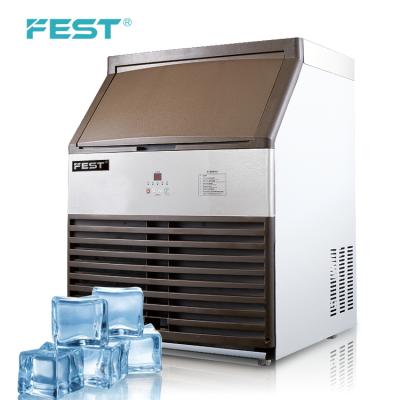 China Hotels FEST 128kg/24hr ice outlet tube ice machine, automatic cube ice maker machine for sale for sale