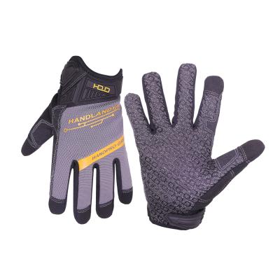 China Sport Cycling HANDLANDY Cutting Gloves Big Grip Mechanic Outdoor Gloves Breathable/Flexible Anti-Slip Resistant Glove for sale