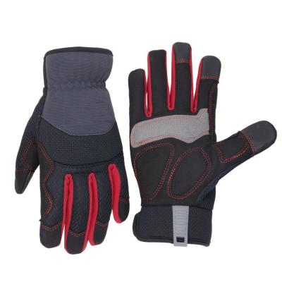 China Comfortable Wholesale Vibration-Resistant Car Repair Machine Safety Working Mechanic HANDLANDY Working Gloves for sale