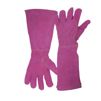 China HANDLANDY Anti-Puncture Long Sleeve Cuff Long Sleeve Work Gardening Gloves For Women, Gauntlet Work Gardening Gloves for sale