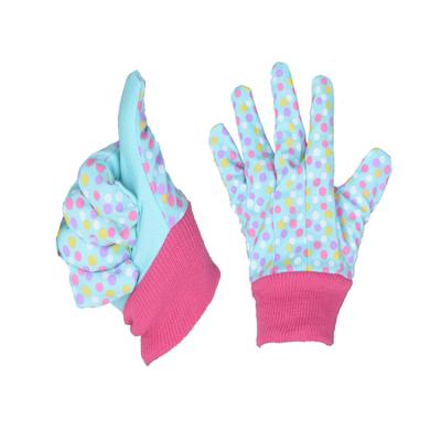 China Goods for use. HANDLANDY safety cotton breathable work garden gloves for kids, hand protection gloves for sale