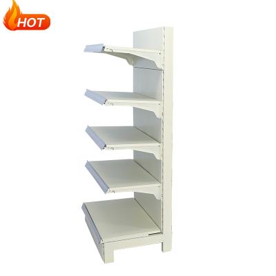 China 5 Layer Supermarket Shelf Single Side Cheap Prices Double Sided Supermarket Shelves Steel Gondola Supermarket Display Rack Shelf for sale