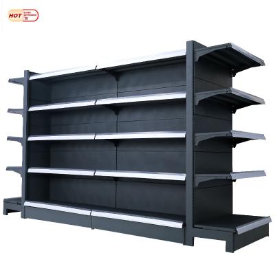 China 5 layers 4 layers supermarket shelf single side high quality steel professional design display rack shop shelf for store for sale