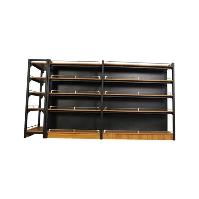 China 5 Layer Single Side Supermarket Shelf Supermarket Shelf Shelving Single Sided Demountable Supermarket Shelf for sale