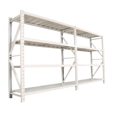 China Large Supermarkets Warehouse Adjustable Medium Duty Commercial Equipment Rack Multifunctional Steel Metal Racking Rack Shelves Warehouse Shelving for sale