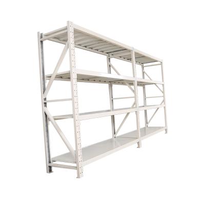 China Large Supermarkets Customized Adjustable Storage Shelf Heavy Duty Gravity Rack System Storage Shelf for sale