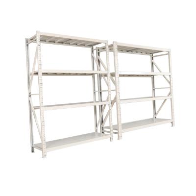 China Large Supermarkets Favorable Price Boltless Rivet 5 Tier Metal Storage Shelves for sale