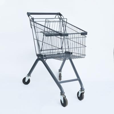 China Durable Wholesale Cheap European Style Metal Supermarket Trolley Trolley for sale