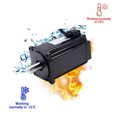 China Alto diámetro del motor servo 24v 80m m de DC del esfuerzo de torsión de la prenda impermeable 5.6Nm en venta