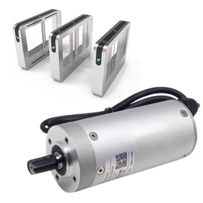 China 24V DC Servo Motor 100W 2400 Line Encoder Output Torque 9.4nm For Swing Barrier Gate for sale