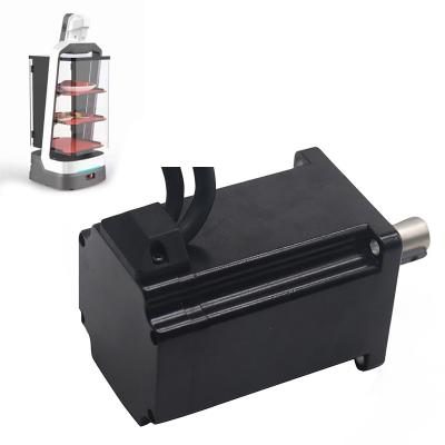 China Alto motor servo 48V del AGV 1000W del motor servo 80m m de DC del esfuerzo de torsión con el codificador ampliado en venta