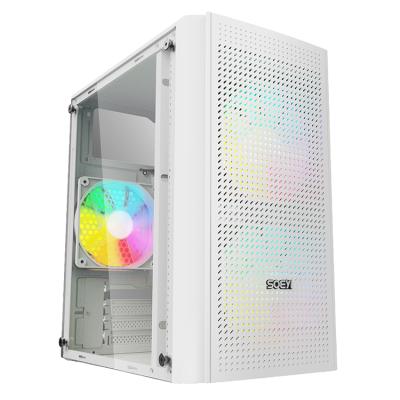 China Gaming Tempered Glass OEM Micro Computer Game With PC Gamer Cases And Towers ATX Computer Fan for sale