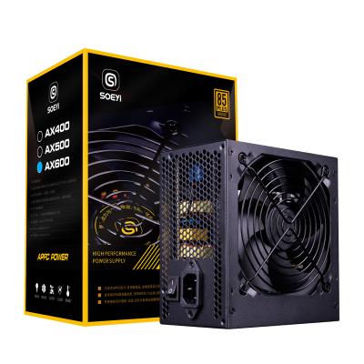 China Desktop PSU Power Supply 250W/300W/400W/500W/600W ATX Gaming Power Supply Fitted customized with black fan for sale