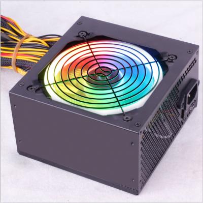 China 500W Desktop 80 PLUS Switching PSU Desktop PC Gaming Computer Power Supply ATX APFC LED array with ARGB fans for sale