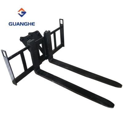 China Professional Manufacture Cheap Excavator Popular Product Quick Coupler Pallet Forks Long for sale