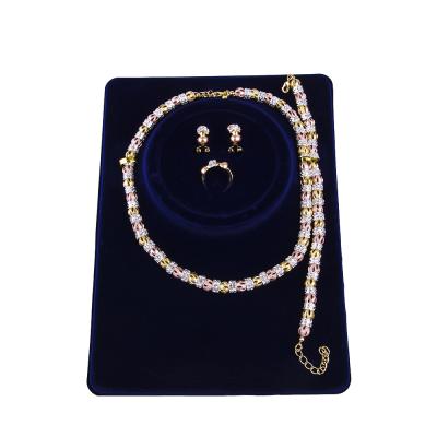 China FASHIONABLE Imitation Crystal Rhinestone Pearl Bridal Jewelry Set for sale