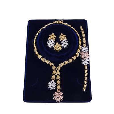 China Fashionable Indian Jewelry Design Gold Plated Jewelry Collection for sale