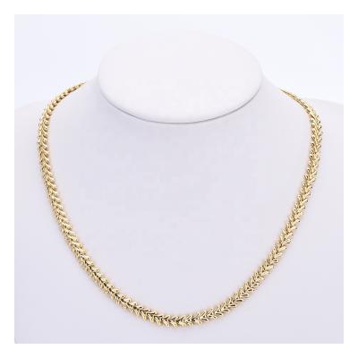 China Fashionable High Quality Gold Chain, Limited Time Ice Break Discount, New Design Stylish Copper Plated Necklace for sale