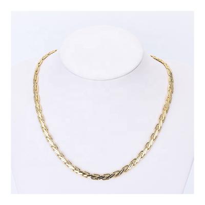 China C12142 Copper Alloy Stainless Steel Nameplate 18 Inches Jewelry Necklace Gold 18k Gold Alloy for sale