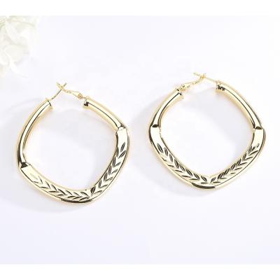 China Small Gold Plated Fashion And Bridal Fashion Trend 2019 Dangle Earrings for sale