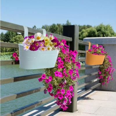 China CLASSIC Personalized Extra Large Handmade Hanging Cactus Balcony Flower Pot for sale