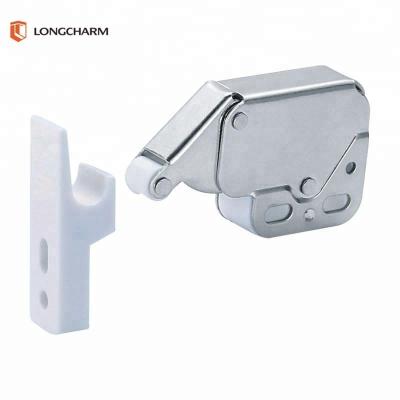 China Modern Hot Sale Furniture Hardware Door Magnet Catcher Mini Latch Push To Open Door Latch for sale