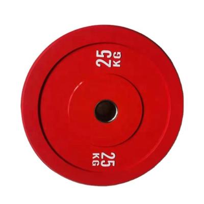 China Goods Interesting Buy Gym Fitness Equipment Free Weight Electroplate Bumper Flat Rubber Barbell for sale