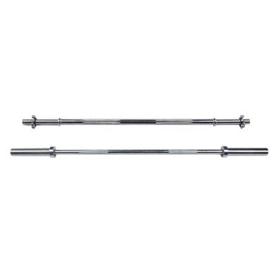 China Durable High Quality China Standard 304 Stainless Steel Grab Straight Barbell Bar For Home Gym for sale