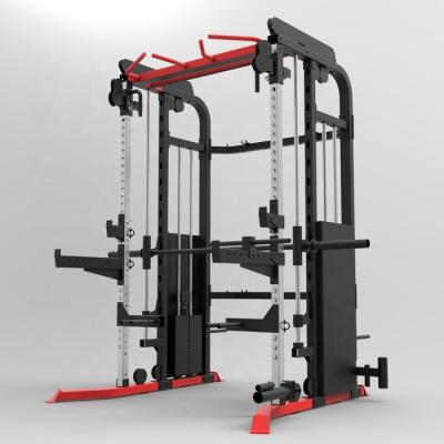 China Multi Functional Fitness Equipment Commercial Functional Trainer Multi Functional Smith Machine Squat Rack Multi Functional Machine for sale